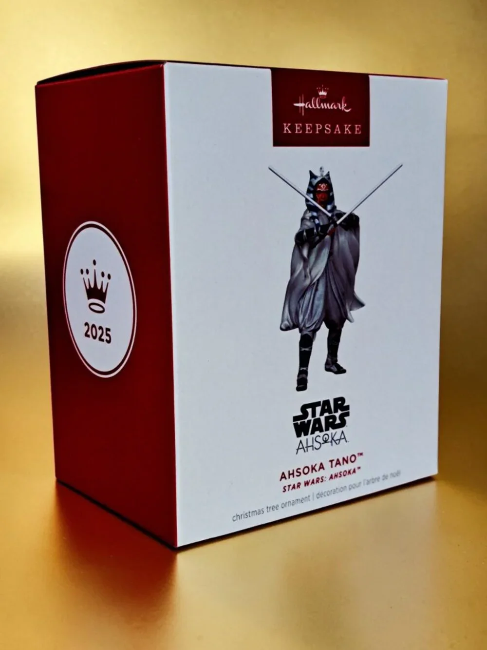 Hallmark Keepsake Star Wars Ahsoka Tano Christmas Ornament White Robes QXR8705